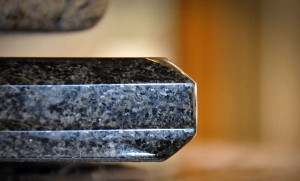 Double bevel countertop edge profile