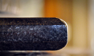Double quarter round countertop edge profile