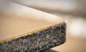 Flat polish countertop edge profile