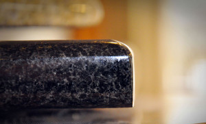 Quarter round countertop edge profile