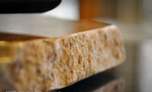Rock face countertop edge profile