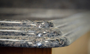 Triple pencil countertop edge profile